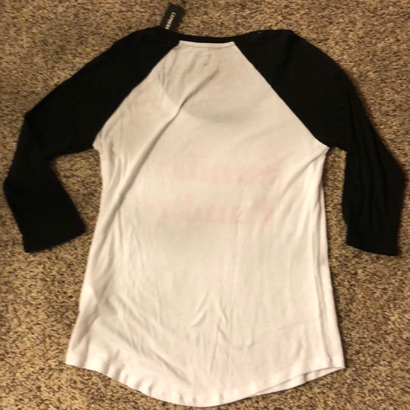 Express women’s quarter sleeve SUNDAY FUNDAY NWT - Picture 6 of 8